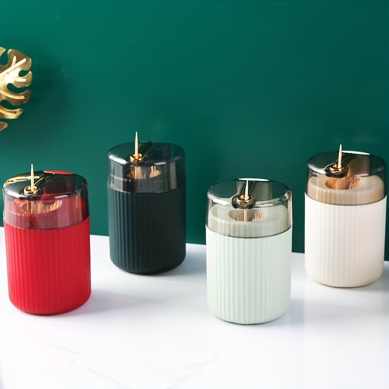 Automatisk tandstikker dispenser med klart låg til hjemmebrug