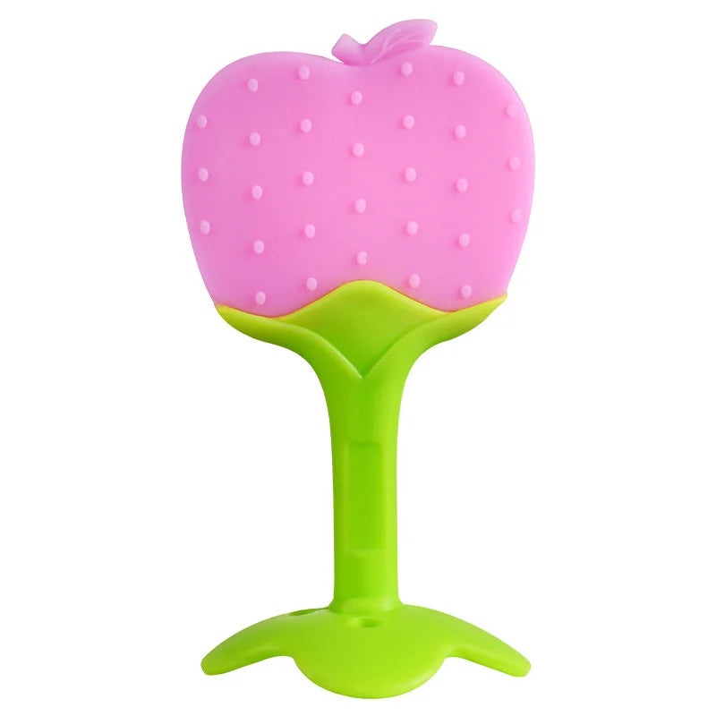 لعبة التسنين للأطفال - عضاضة ناعمة من السيليكون خالية من مادة BPA