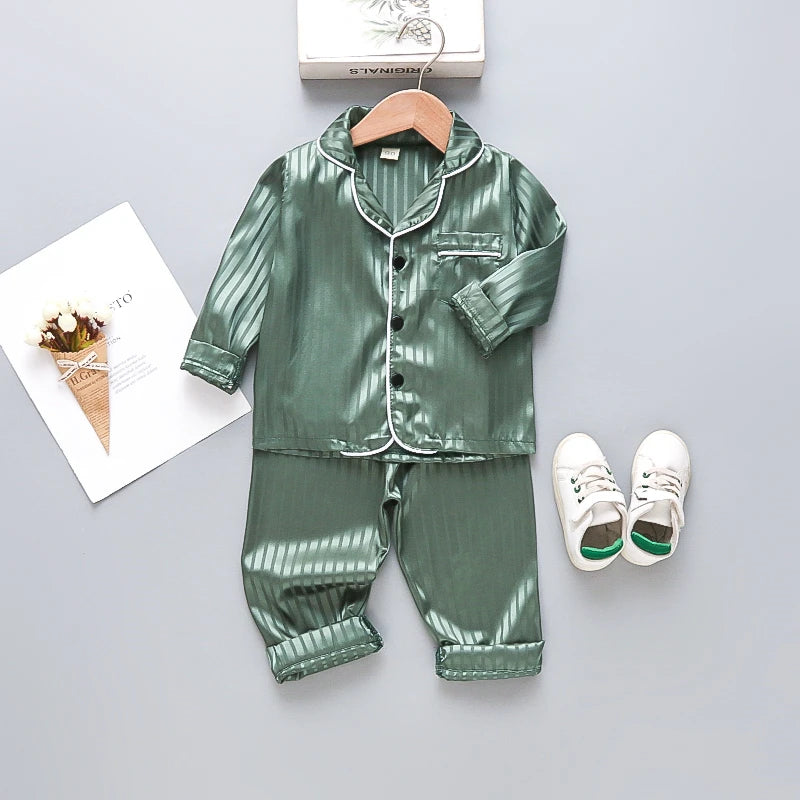 Baby Boys and Girls Long Sleeved Pajama Set 2-Piece Outfit