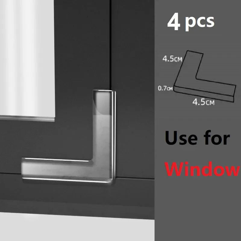 Silicone Table Corner Protectors for Kids - 4 Pack