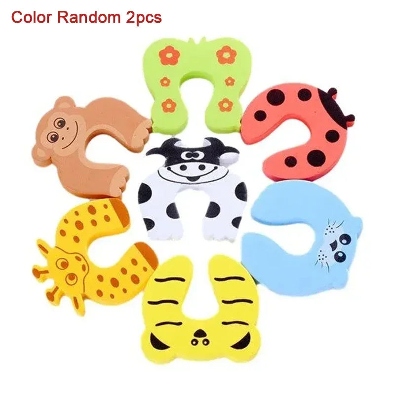 Baby Safety Door Stopper - Child Finger Protector Animals