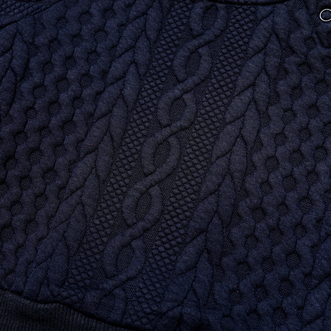 Baby Boy Cable Knit Sweatshirt & Pants Set - Soft & Cozy