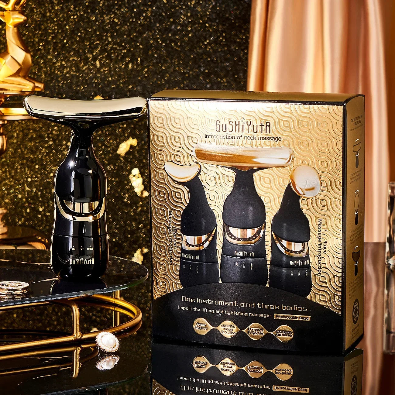 Anti-aging ansigtsmassager - Mikrostrøms hudplejeanordning