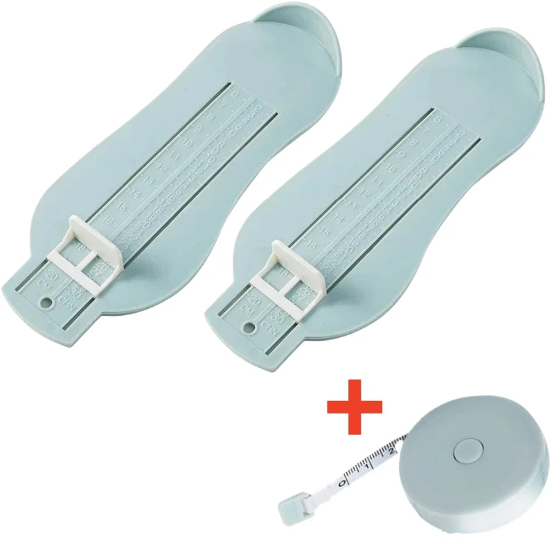 Måleværktøj til fodlængde til spædbørnssko