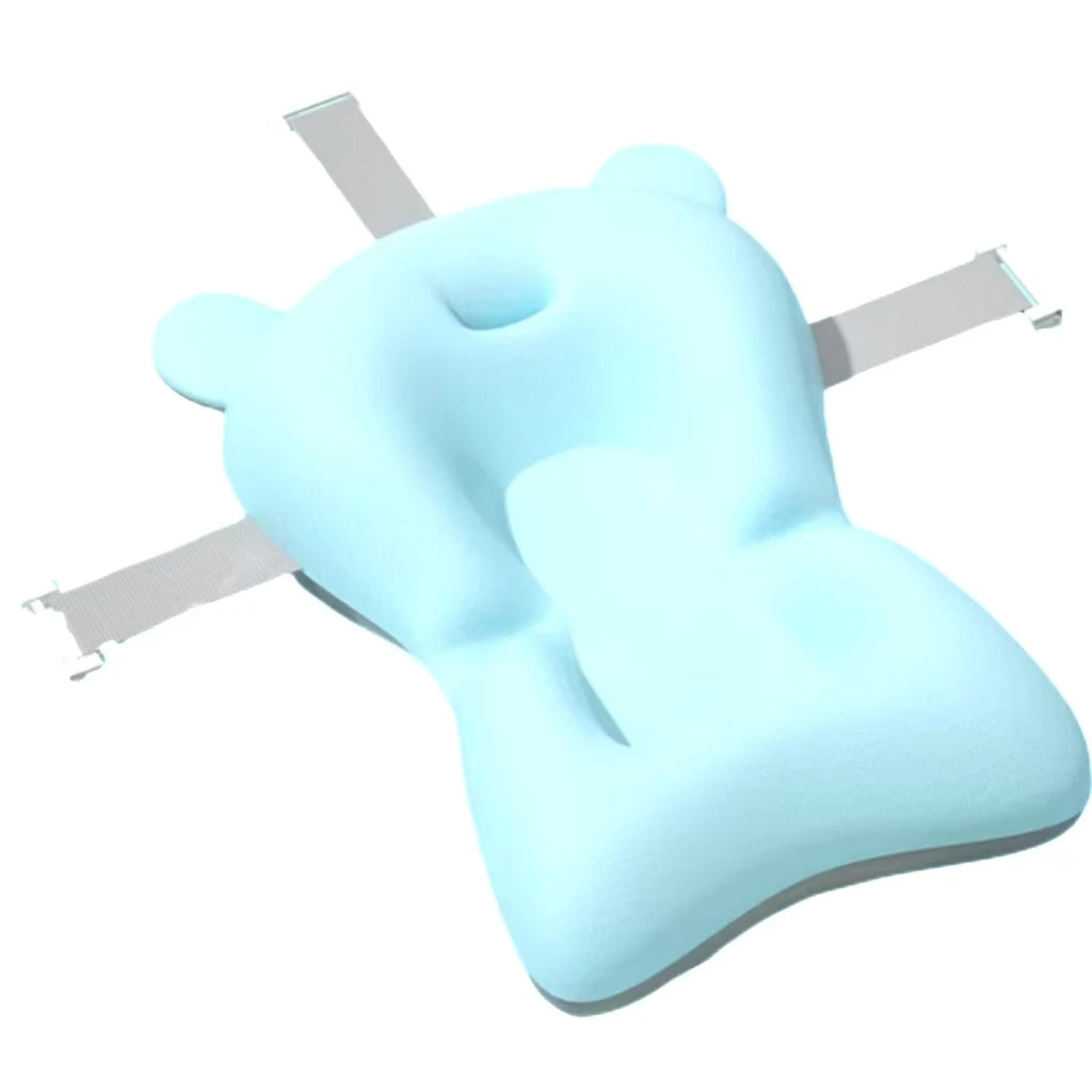 Foldable Baby Bath Support Seat - Adjustable Infant Cushion