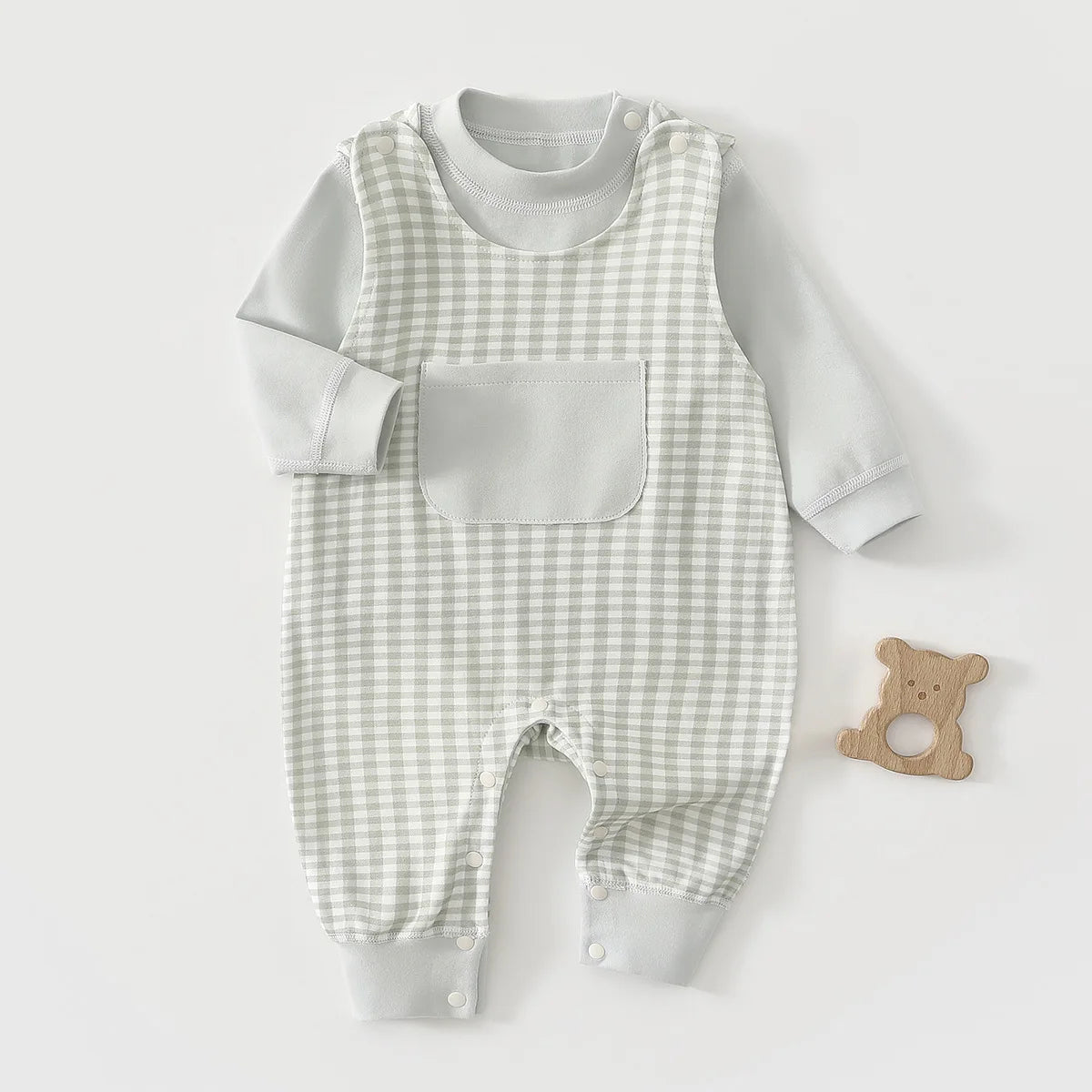 Autumn Baby Overalls and Long Sleeve Top Set for Kids
