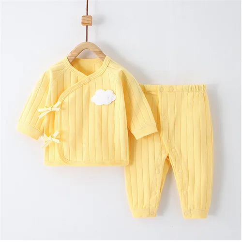 Newborn Baby Set for Boys and Girls - Long Sleeve T-Shirt & Pants
