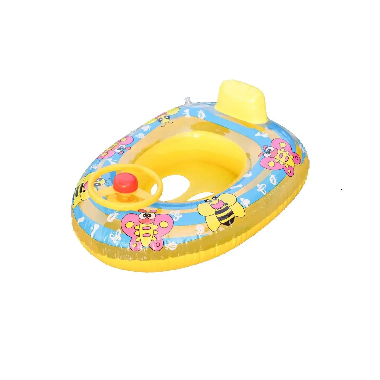 Flotador inflable en miniatura tipo yate para piscina, para niños y adultos