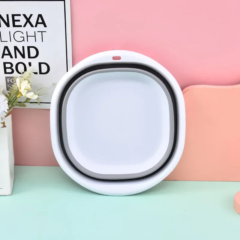 Portable Folding Baby Bath Basin for Travel and Home Use