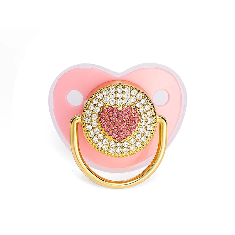 Bling Newborn Pacifier - BPA Free Silicone Dummy Gift