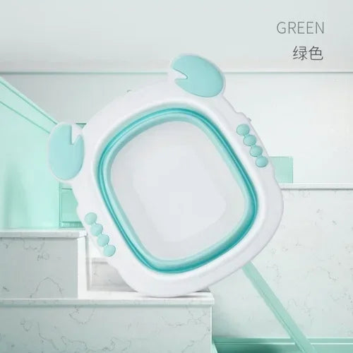 Foldable Baby Bath Tub for Travel - Lightweight & Compact