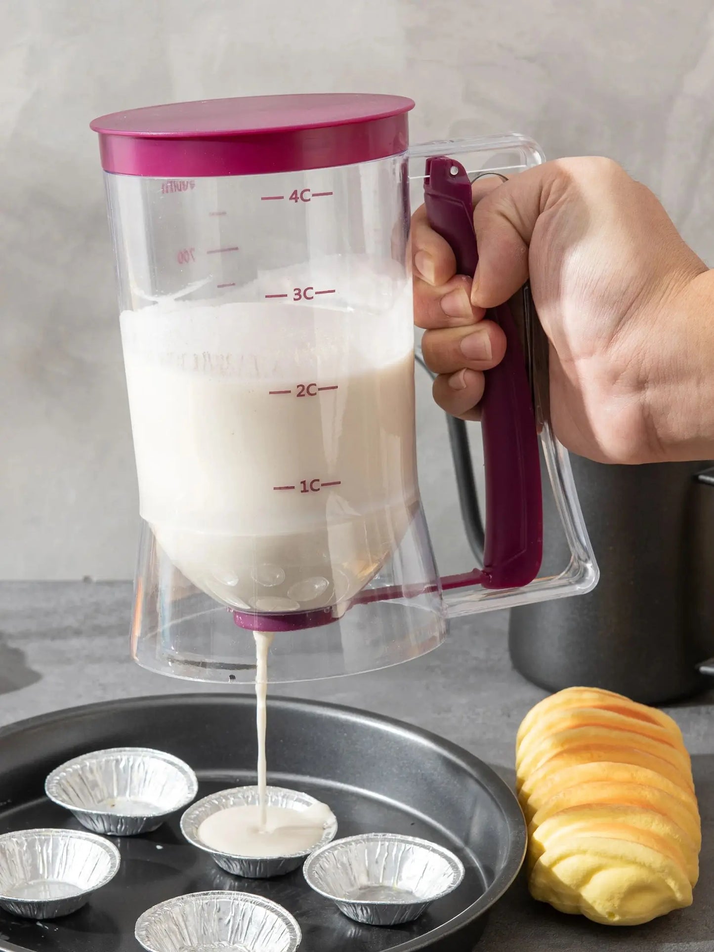 900 ml dejdispenser til cupcakes og pandekager