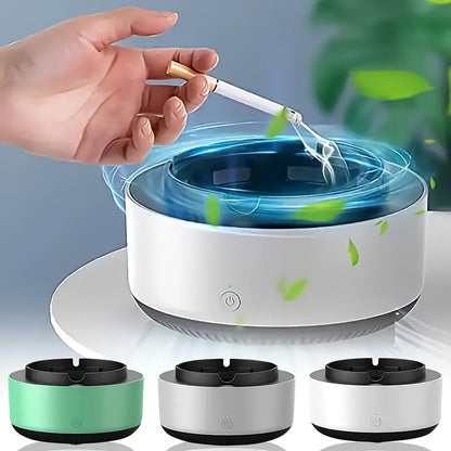 360° Air Circulation Ashtray with Replaceable Filter
