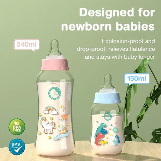 6-Unzen- und 8-Unzen-Babyflaschen – sichere BPA-freie Flaschen für Neugeborene