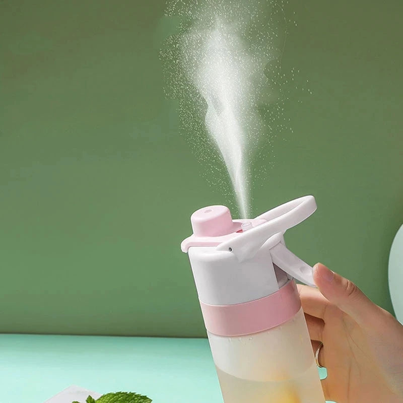 BPA Free Spray Water Bottle for Girls - 700ml Sports Fitness Cup
