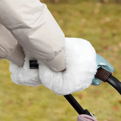 "Comfortable Winter Stroller Gloves for Moms"
