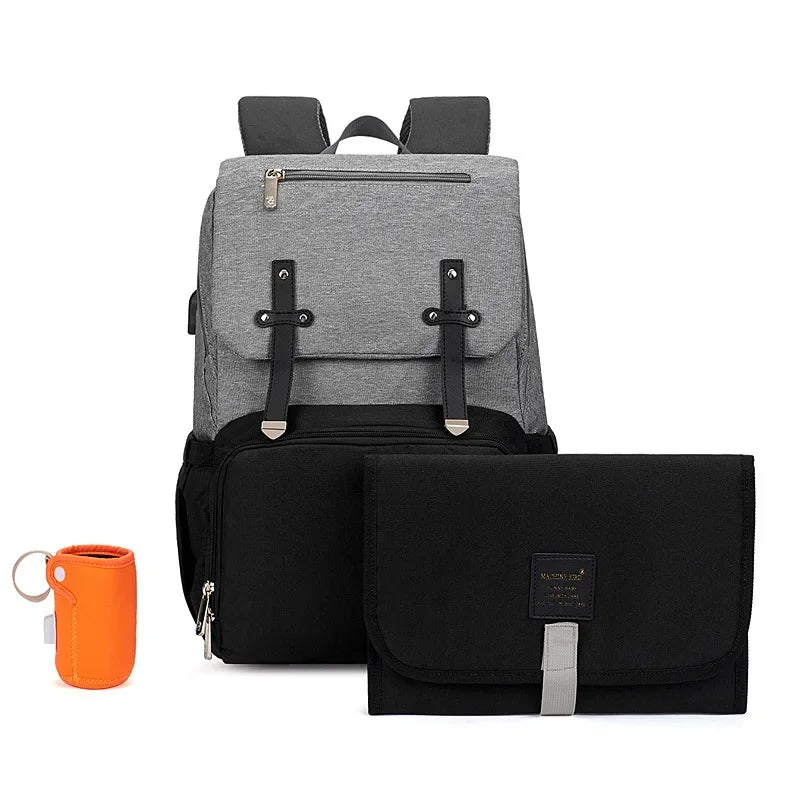Durable Denim Diaper Bag Backpack Perfect for Everyday Use
