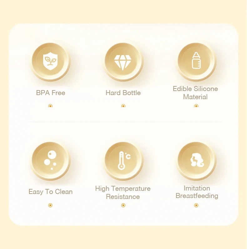 6 oz and 8 oz Baby Bottles – Safe BPA-Free Bottles for Newborns