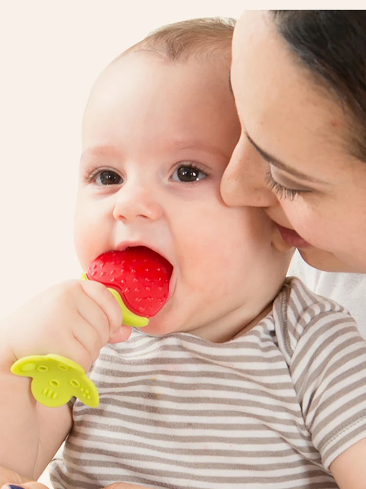 Tannleke for babyer ��� Myk BPA-fri silikonbiter