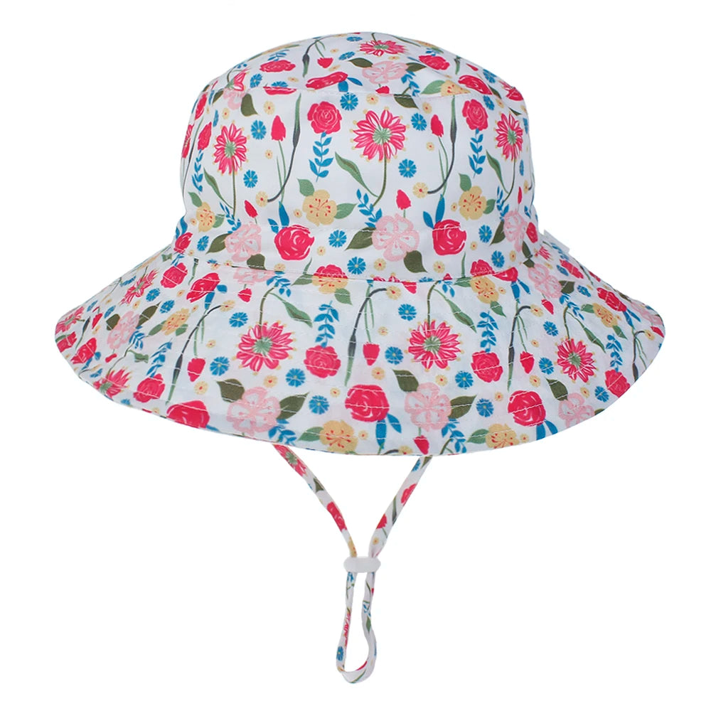 Kids Sun Hat with Neck Cover for UV Protection 0-8 Years