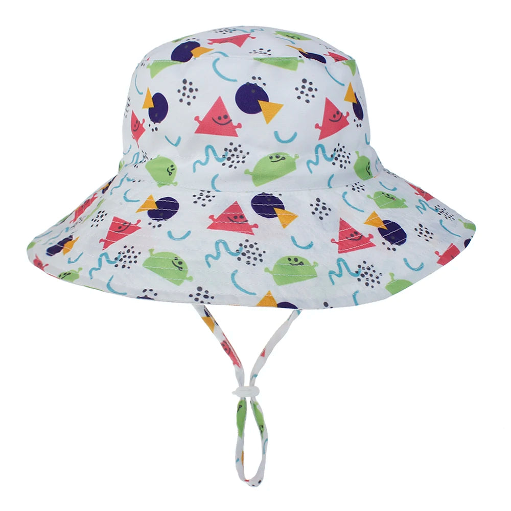 Kids Sun Hat with Neck Cover for UV Protection 0-8 Years