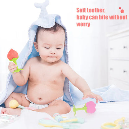 Tannleke for babyer ��� Myk BPA-fri silikonbiter