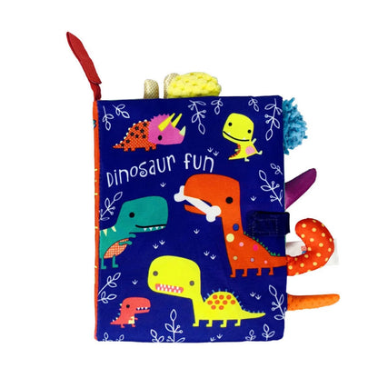 Interactive Baby Cloth Book with Sounds and Rattles
