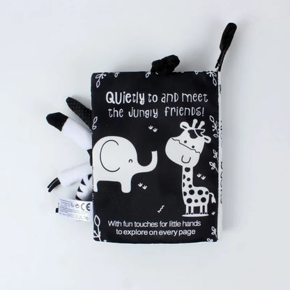 Interactive Baby Cloth Book with Sounds and Rattles