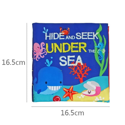 Interactive Baby Cloth Book with Sounds and Rattles
