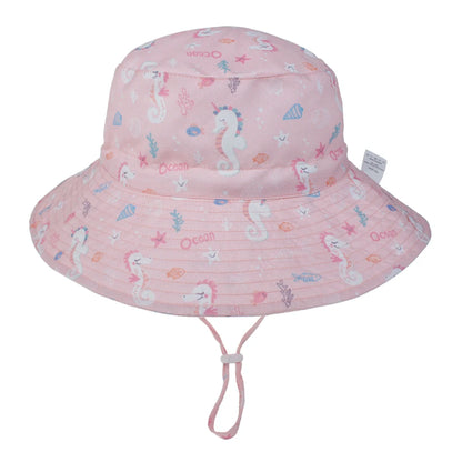 Kids Sun Hat with Neck Cover for UV Protection 0-8 Years