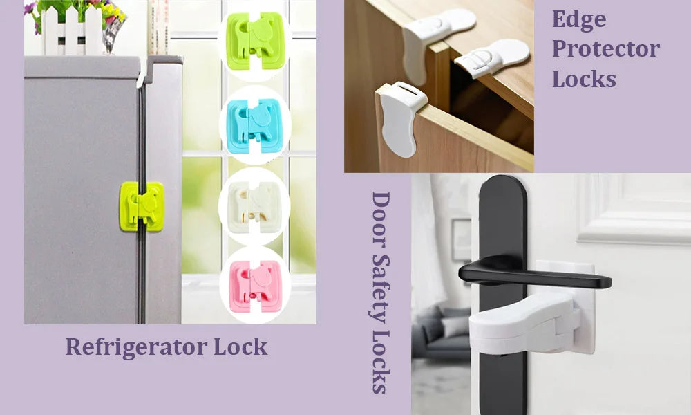 Refrigerator Door Lock for Toddler Safety - Childproof Lock
