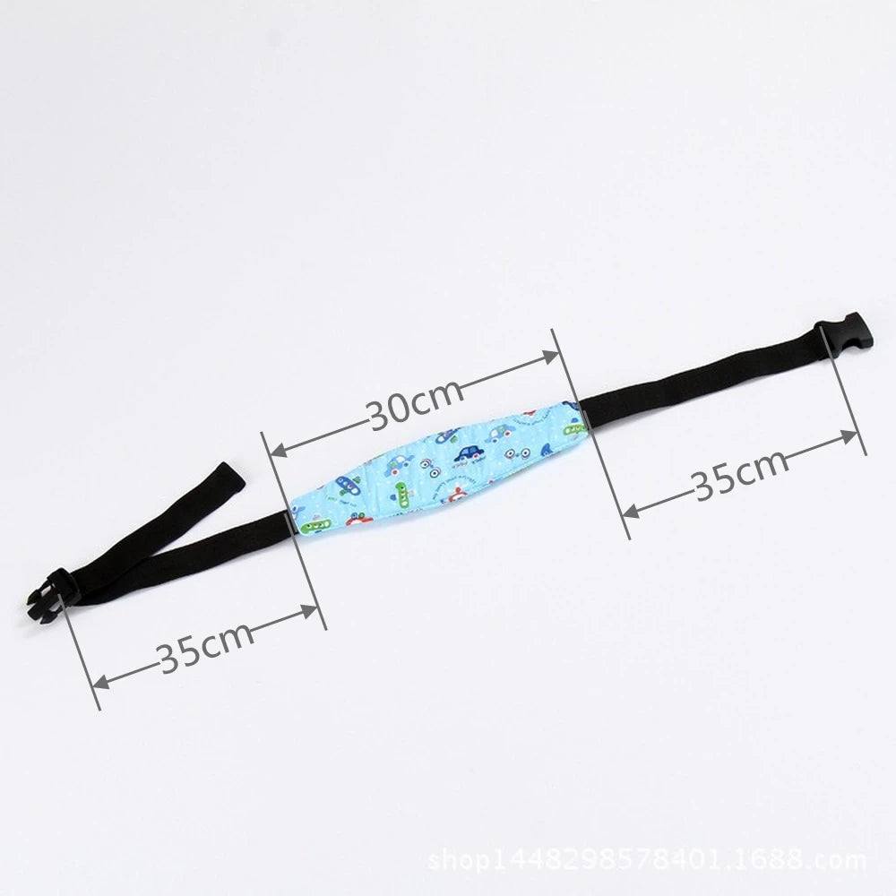 Adjustable Infant Head Support for Car Seats and Playpens