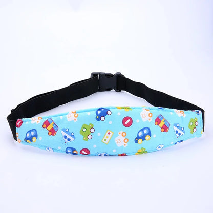 Adjustable Infant Head Support for Car Seats and Playpens