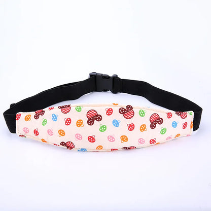 Adjustable Infant Head Support for Car Seats and Playpens