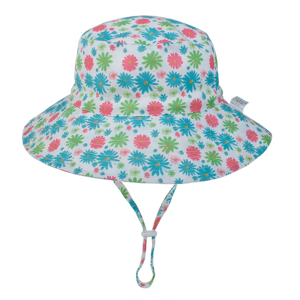 Kids Sun Hat with Neck Cover for UV Protection 0-8 Years
