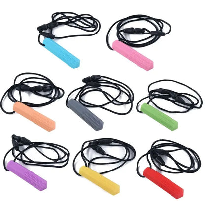 Silicone Chew Necklace for Kids with Autism and Sensory Needs
