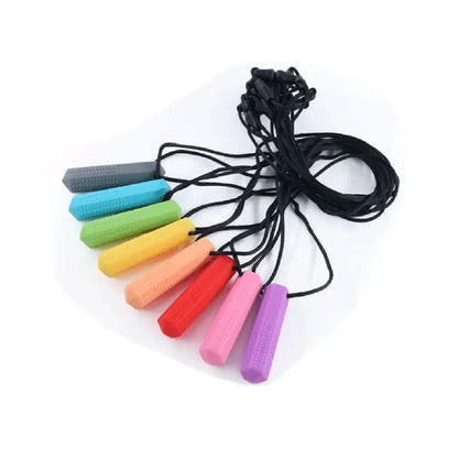 Silicone Chew Necklace for Kids with Autism and Sensory Needs