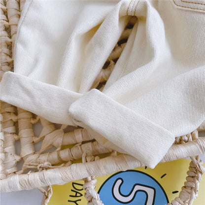 High Waist Warm Jeans for Babies - Solid Color Kids' Apparel