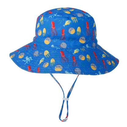 Kids Sun Hat with Neck Cover for UV Protection 0-8 Years