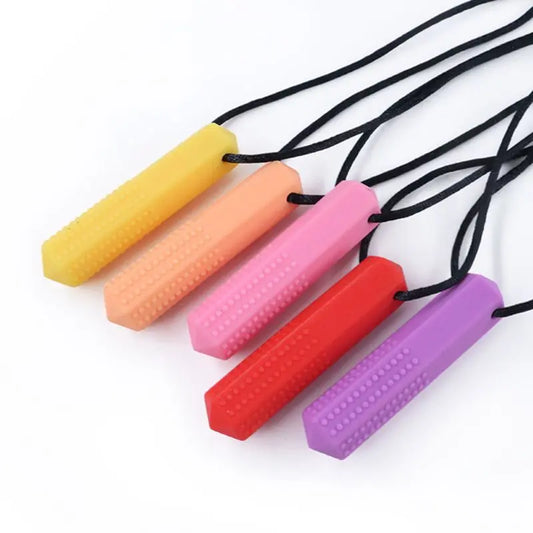 Silicone Chew Necklace for Kids with Autism and Sensory Needs
