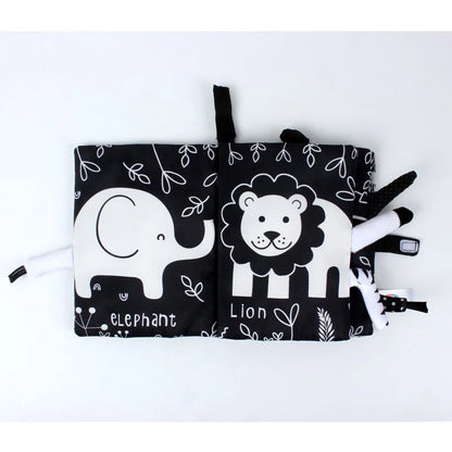Interactive Baby Cloth Book with Sounds and Rattles