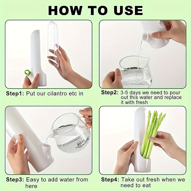 Herb Saver Pod for Extended Freshness in the Fridge
