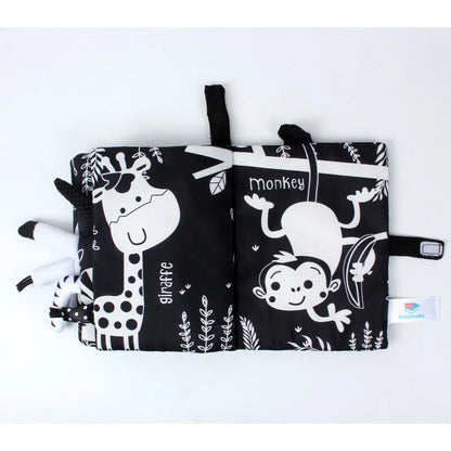 Interactive Baby Cloth Book with Sounds and Rattles