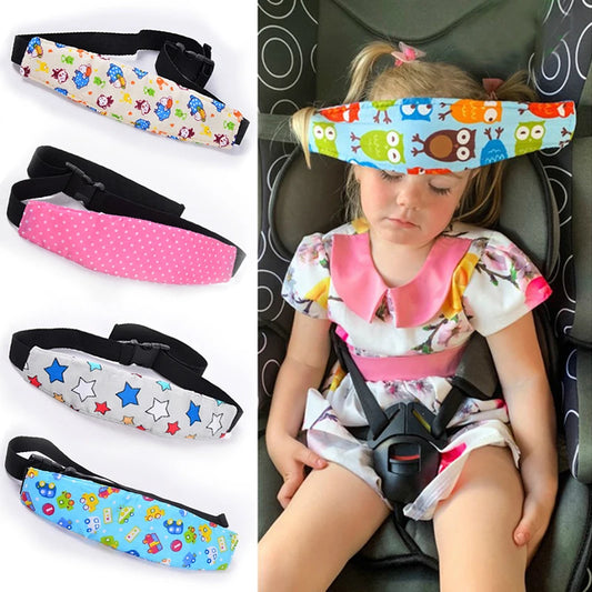 Adjustable Infant Head Support for Car Seats and Playpens