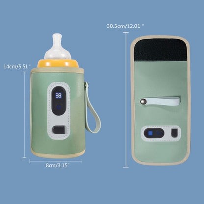Draagbare babyflessenwarmer – Veilige USB-reisverwarming