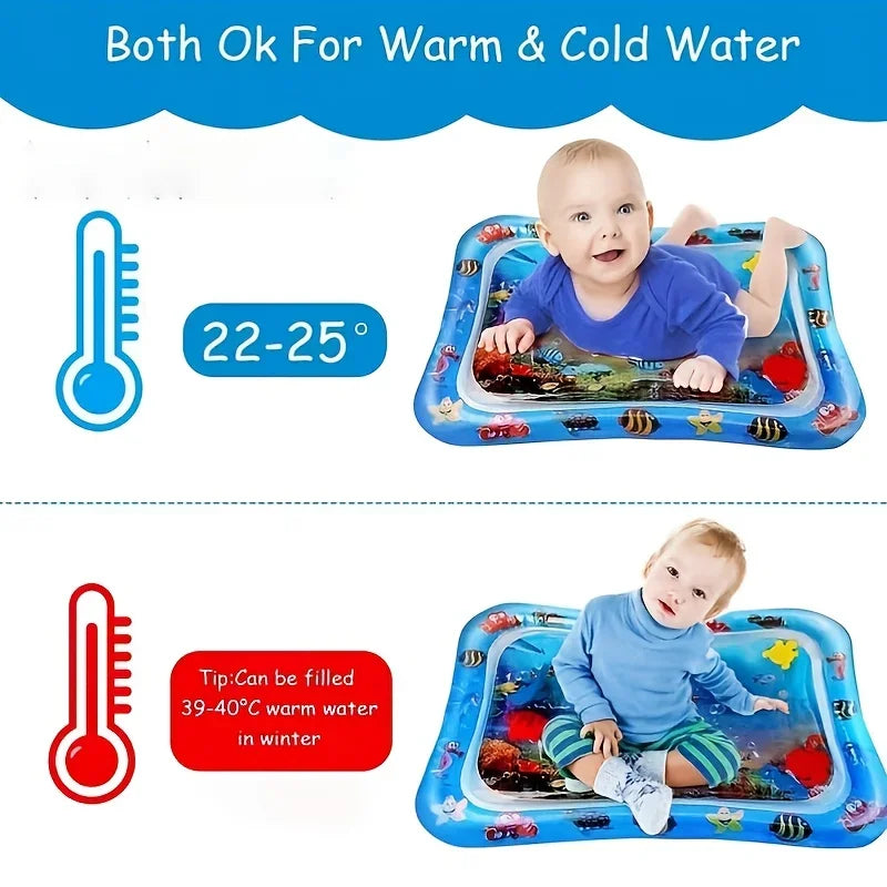 Premium Tummy Time Wassermatte für die sensorische Babyentwicklung