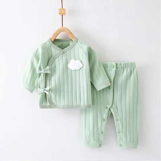 Newborn Baby Set for Boys and Girls - Long Sleeve T-Shirt & Pants