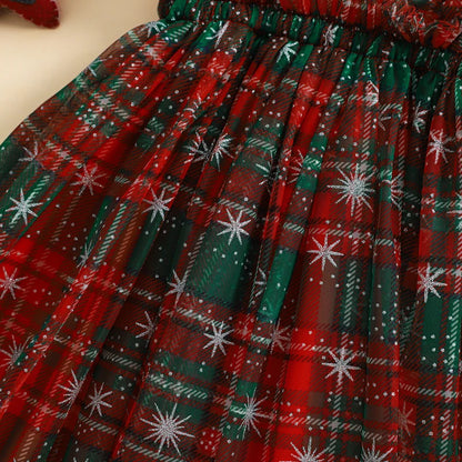 Toddler Christmas Tutu Dress for Girls, Size 6M-4Y