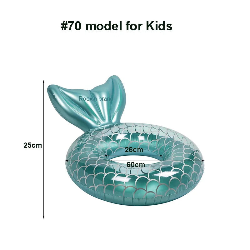 Mermaid Backrest Pool Float for Adults and Teens