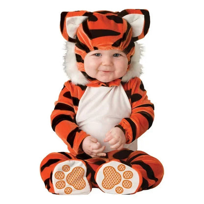 Infant Baby Girls' Holiday Costume Rompers - Lion & Dinosaur